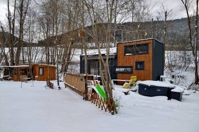 Exteriér ubytovania v obci Leštiny, Anciasglamp, Leštiny