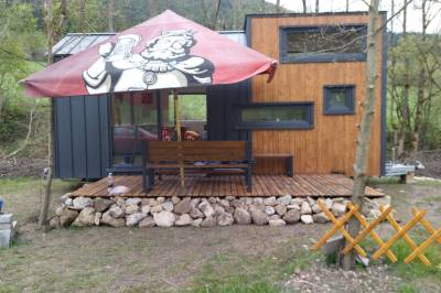 Exteriér ubytovania v obci Leštiny, Anciasglamp, Leštiny