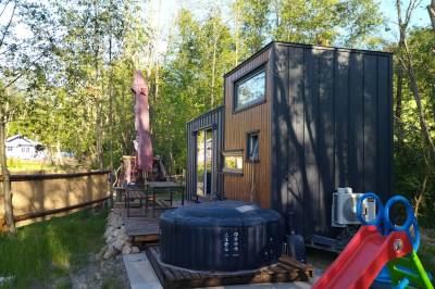 Exteriér ubytovania v obci Leštiny s kaďou, Anciasglamp, Leštiny