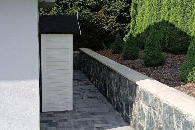 Exteriér ubytovania v obci Hôrka, Domček pod lesíkom, Hôrka