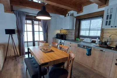 Plne vybavená kuchyňa, Chata Rabčice, Rabčice