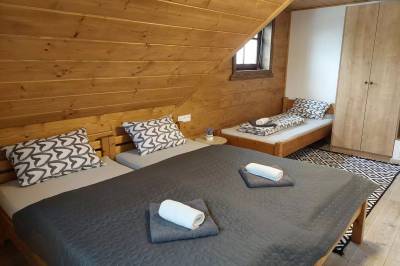 Spálňa, Chata Rabčice, Rabčice