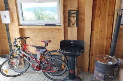 Bicykle, gril a kotlík, Chata Rabčice, Rabčice