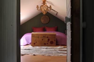 Chalúpka - spálňa č. 2, Chalúpka • The Cottage, Jedľové Kostoľany