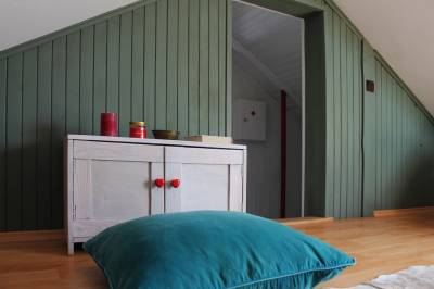 Chalúpka - spálňa č. 2, Chalúpka • The Cottage, Jedľové Kostoľany