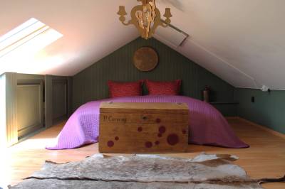 Chalúpka - spálňa č. 2, Chalúpka • The Cottage, Jedľové Kostoľany