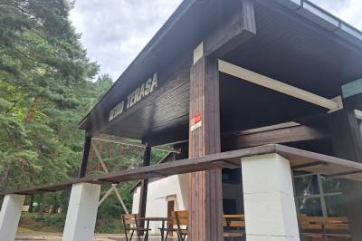 Terasa so sedením, OdychOFFka - ľavý blok, Prašice