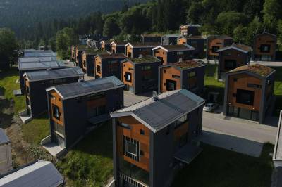 Exteriér ubytovania v rekreačnej časti Hrabovo, Apartmanica Hrabovo 32-3B, Ružomberok