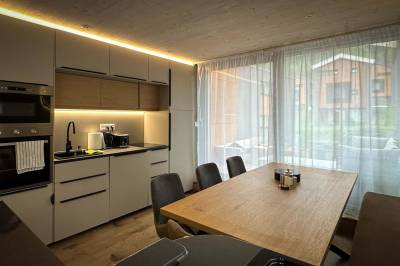 Plne vybavená kuchyňa, Apartmanica Hrabovo 32-3B, Ružomberok