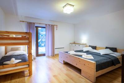 Spálňa, Apartmanica Tále 8A, Bystrá