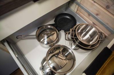 Vybavenie kuchyne, Chata Glianka 3, Brezno