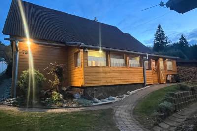 Exteriér ubytovania v obci Hybe, Rodinná chata Hybe, Hybe