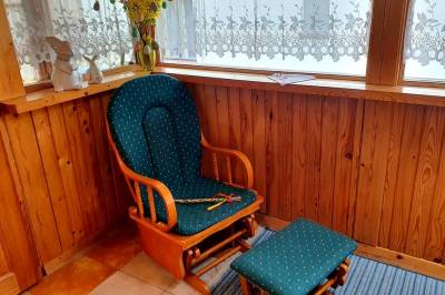 Interiér, sedenie, Rodinná chata Hybe, Hybe