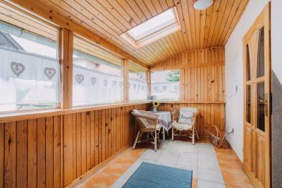 Interiér, sedenie, Rodinná chata Hybe, Hybe