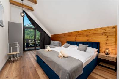 Spálňa, Chalet pod Skalou, Liptovská Anna