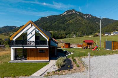 Exteriér s výhľadom, Chalet pod Skalou, Liptovská Anna
