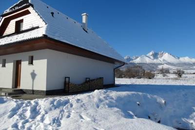 Exteriér - zima, Holiday House SABALA 2, Stará Lesná