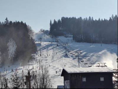 Zjazdovka oproti chate, "Vila LIMACO Jasenská Dolina", Belá - Dulice