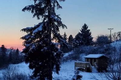 Exteriér ubytovania v Osádke, Pajtisko pod Chočom, Osádka