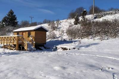 Exteriér ubytovania v Osádke, Pajtisko pod Chočom, Osádka