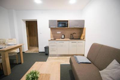 Apartmán s vybavenou kuchynkou a sedením, Villa Michaela, Bešeňová