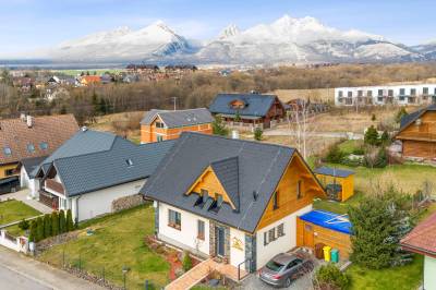 Exteriér ubytovania vo Veľkej Lomnici, Vila Lešťo, Veľká Lomnica