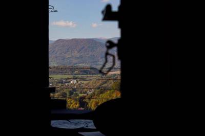 Výhľad na prírodu v Podbrezovej, Panorama TinyHouse, Podbrezová