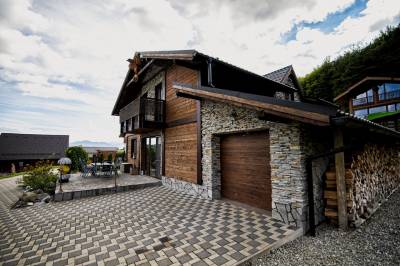 Exteriér ubytovania v obci Valča, Mountain Chalets - Chalet pod medveďom, Valča