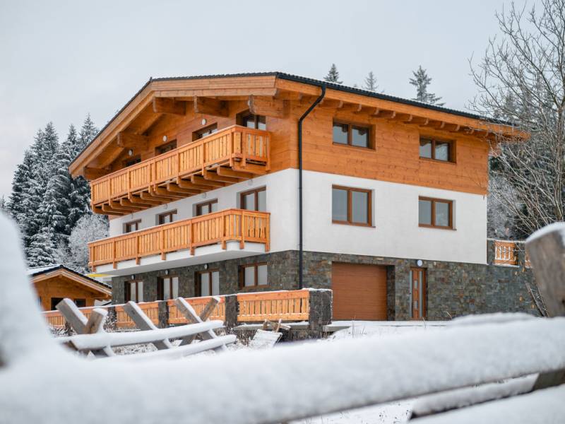 Exteriér ubytovania v Oravskej Lesnej, Chalety Bučina, Oravská Lesná