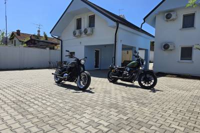 Exteriér ubytovania v Podhájskej, Modrý dom, Podhájska