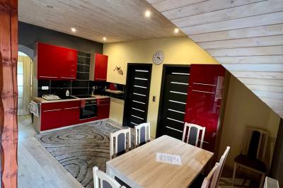 Kuchyňa s jedálenským sedením, Dovolenkový dom Čarnica, Mlynky