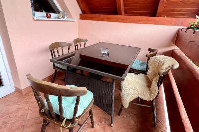 Balkón so sedením, Dovolenkový dom Čarnica, Mlynky