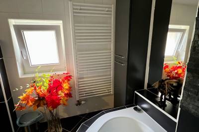 Kúpeľňa s vaňou, Dovolenkový dom Čarnica, Mlynky