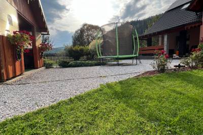 Exteriér ubytovania v obci Mlynky, Dovolenkový dom Čarnica, Mlynky