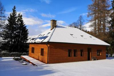 Exteriér ubytovania v obci Vikartovce, Horáreň na Váhu, Vikartovce