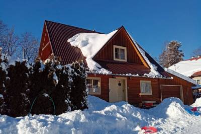 Exteriér ubytovania v Zázrivej, Chata uja Jana, Zázrivá