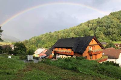 Exteriér ubytovania v Terchovej, Apartmánový dom U Johanky, Terchová