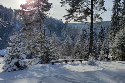 Vonkajšie sedenie, Harmónia v Raji, Spišské Tomášovce