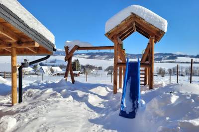 Exteriér ubytovania v prostredí Liptova, Vila Včielka, Kvačany