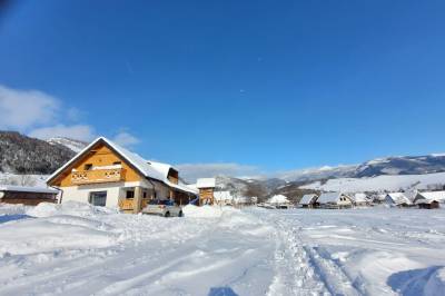 Exteriér ubytovania v prostredí Liptova, Vila Včielka, Kvačany