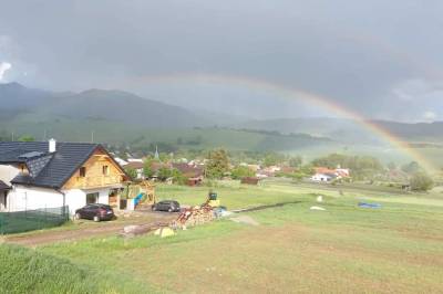 Exteriér ubytovania v prostredí Liptova, Vila Včielka, Kvačany