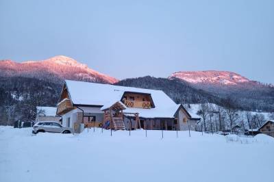 Exteriér ubytovania v prostredí Liptova, Vila Včielka, Kvačany