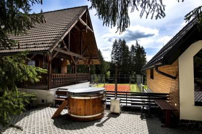 Chalet Lynx - kúpacia kaďa, Chalety Olešná, Olešná