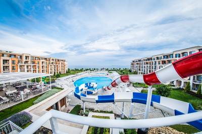 Bazén s toboganom, Premium Štúdio 3041, 4 *Resort, Sveti Vlas, Sveti Vlas