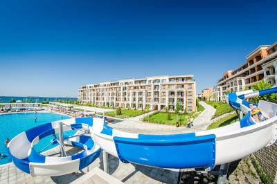 Bazén s toboganom, Premium Štúdio 4025, 4 *Resort, Sveti Vlas, Sveti Vlas