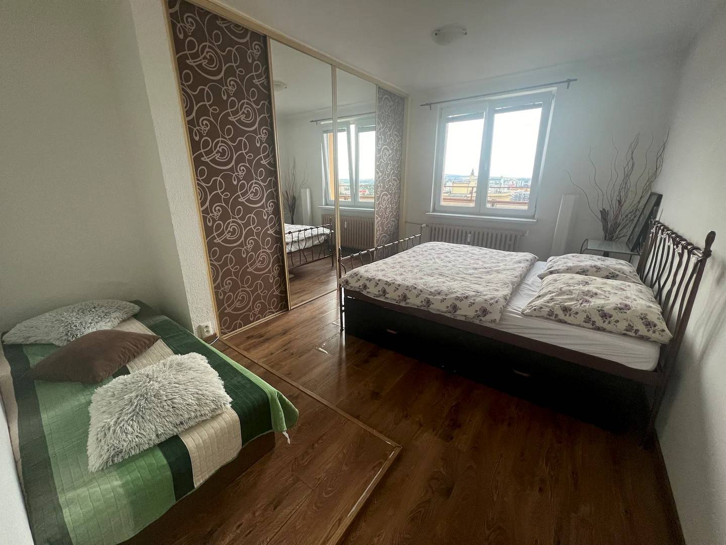 Spálňa, Penthouse s výhľadom, Nitra