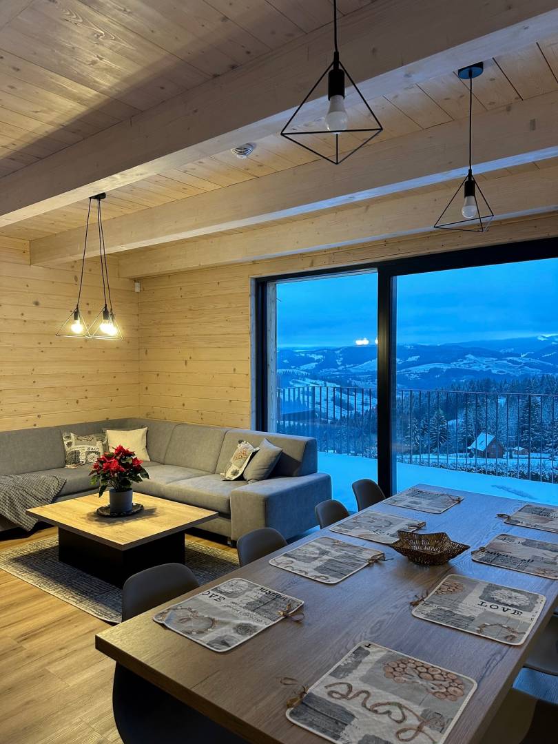 Obývačka, Chata Výhľad, Dolný Kubín