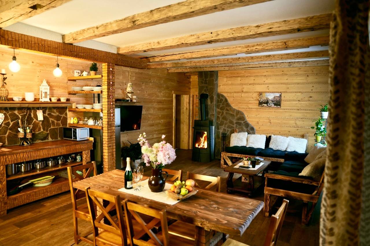 Obývačka, Chalupa Červená Karkuľka, Liptovský Mikuláš