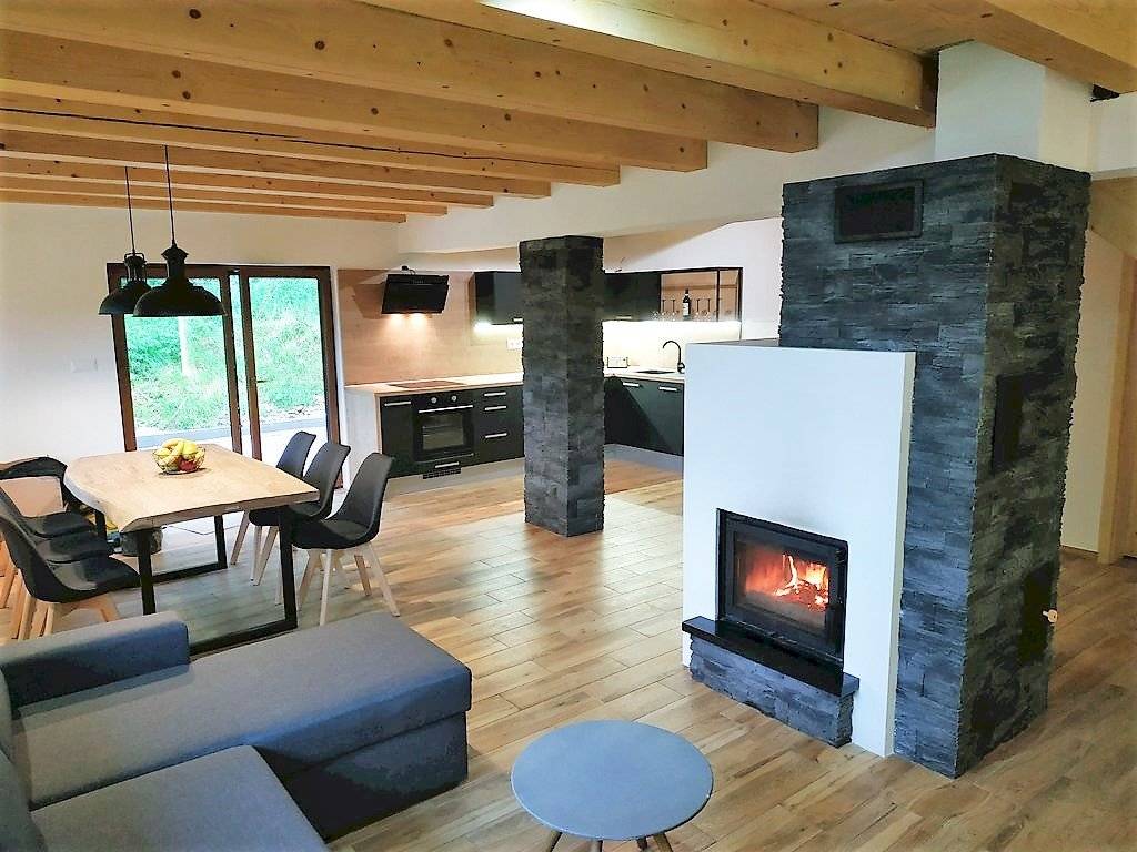 Obývačka, Chata Macejko, Smižany