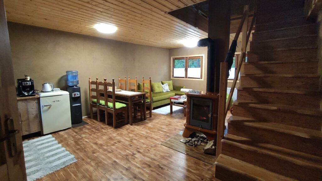 Obývačka, Chata Tajomné Karpaty, Vladiča